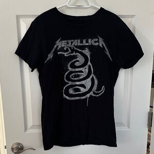 Black Metallica Graphic T-Shirt